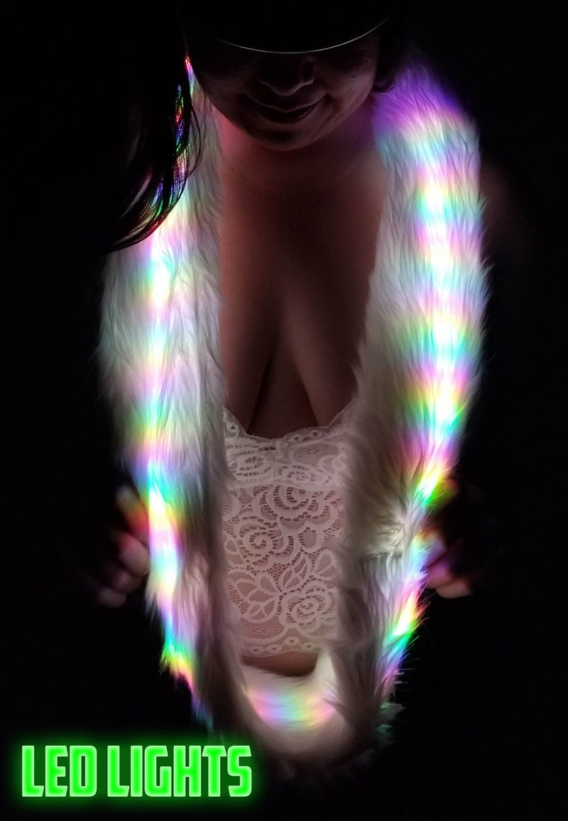 Furry LED Boa