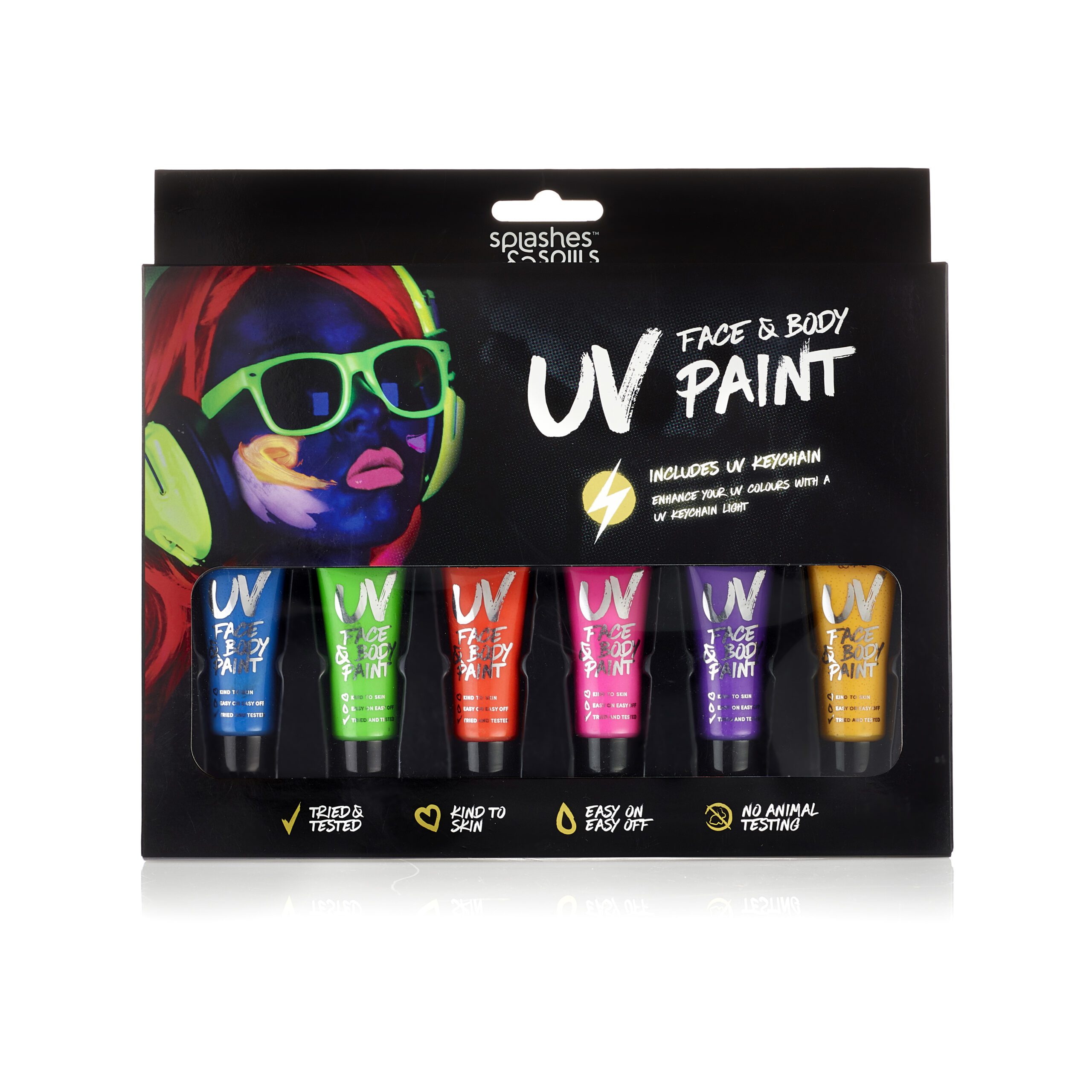 Glow in the Dark Face & Body Paint - Flash Fashion - UV Reactive!